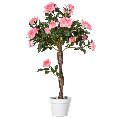 Outsunny pianta finta - pianta, rosa